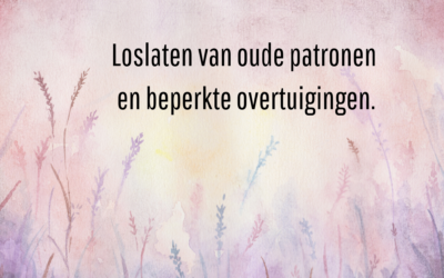 Loslaten van oude patronen.