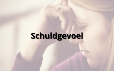 Schuldgevoel tijdens een burn-out.